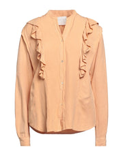 Forte_Forte Women's V-Neck Ruched Shirt
