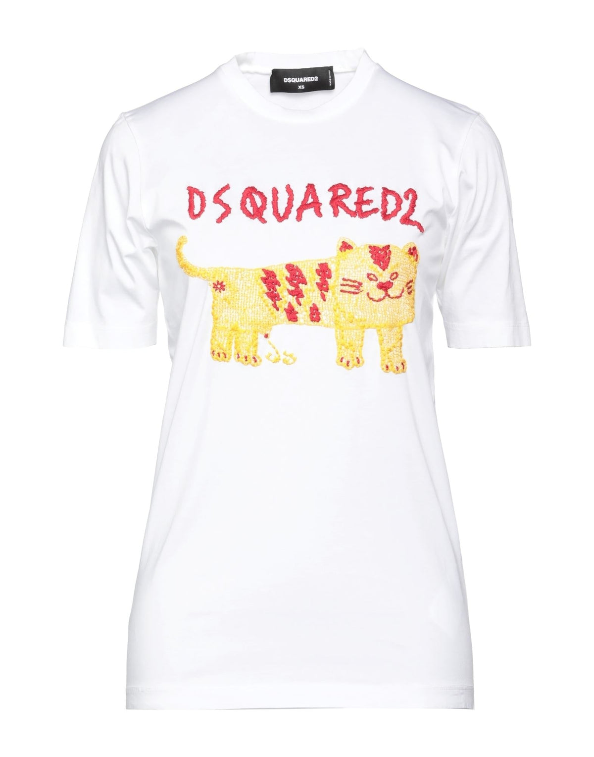 Dsquared2 Women's Crew Neck Embroidered T-Shirt