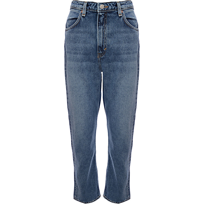 Weekday Seattle Organic Cotton High Waist Jeans in Blue