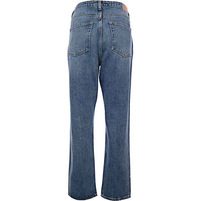 Weekday Seattle Organic Cotton High Waist Jeans in Blue