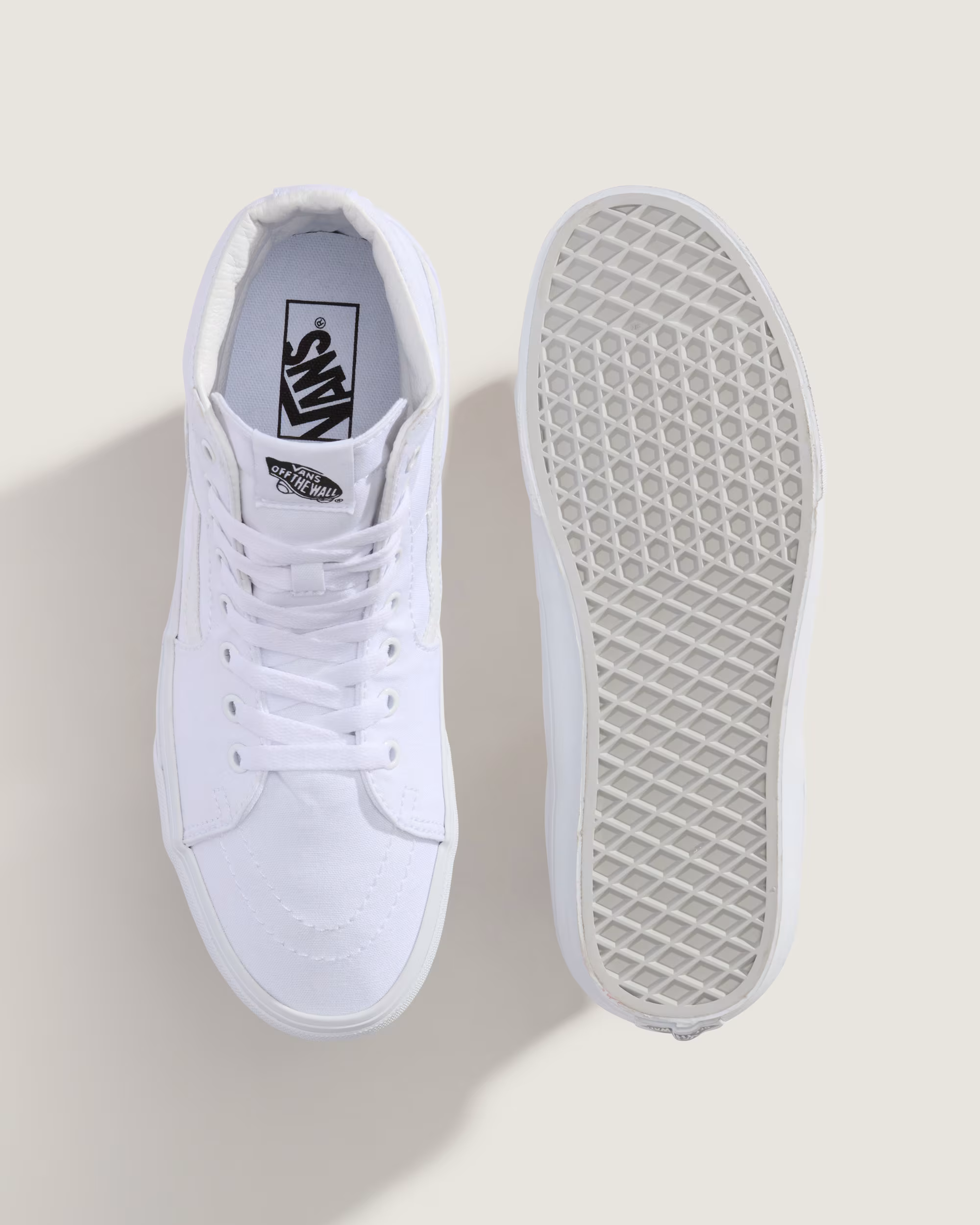 Vans Classic Sk8I Triple White Trainer In White
