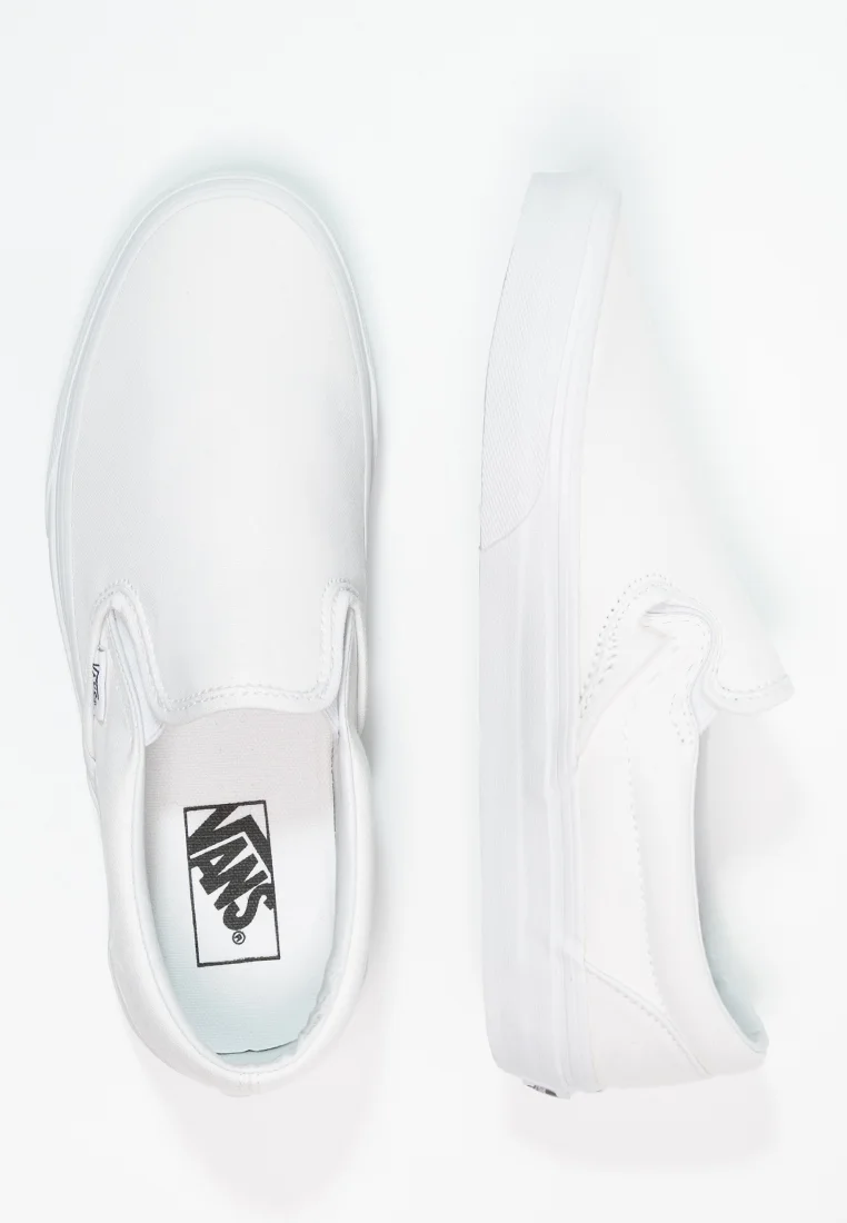 Vans Classic Slip-On Plimsolls in White