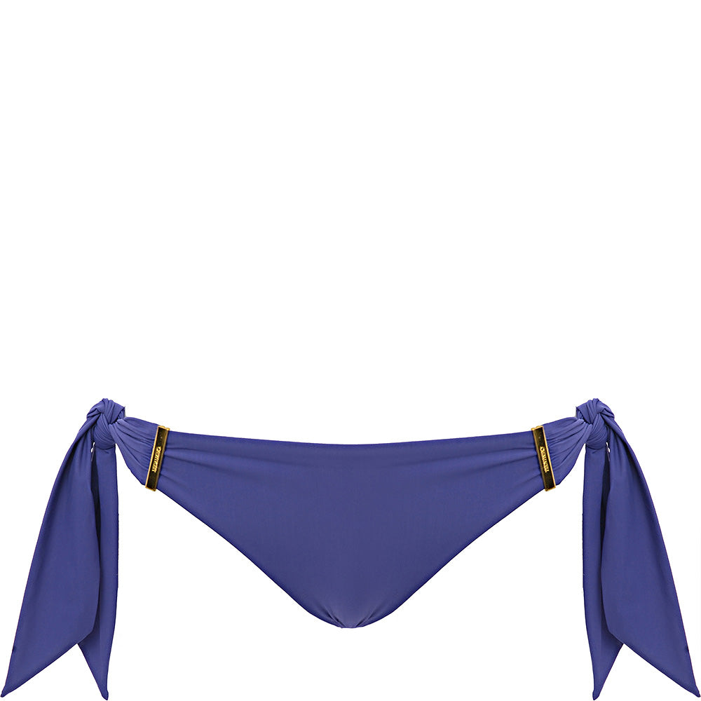 Calvin Klein Women's Classic Side Tie Bikini Bottoms in Blue