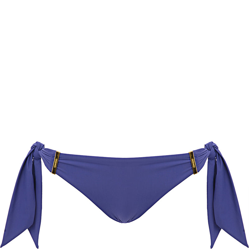 Calvin Klein Women's Classic Side Tie Bikini Bottoms in Blue