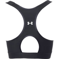 Under Armour Women's Black Training Mid Support Keyhole Sports Bra