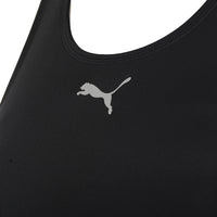 Puma Women's Black Active Essentials Training Logo Crop Top