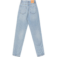 Stradivarius Cotton Mom Fit Vintage Jean In Light Wash