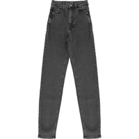 Stradivarius Women's Black Tall Slim Mom Jeans With Stretch