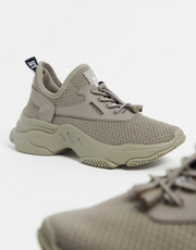 Steve Madden Womens Match Chunky Trainers In Neutral