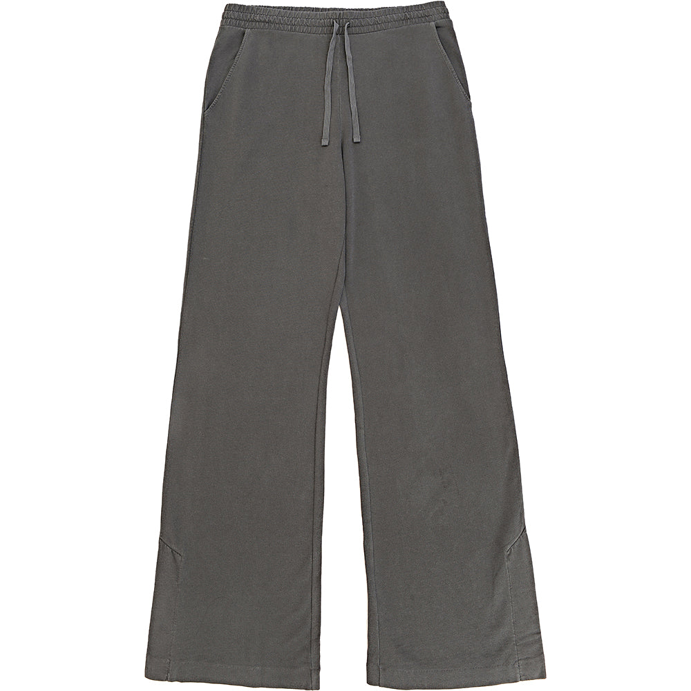 Womens & Other Stories Relaxed Cotton Drawstring Trousers in Grey