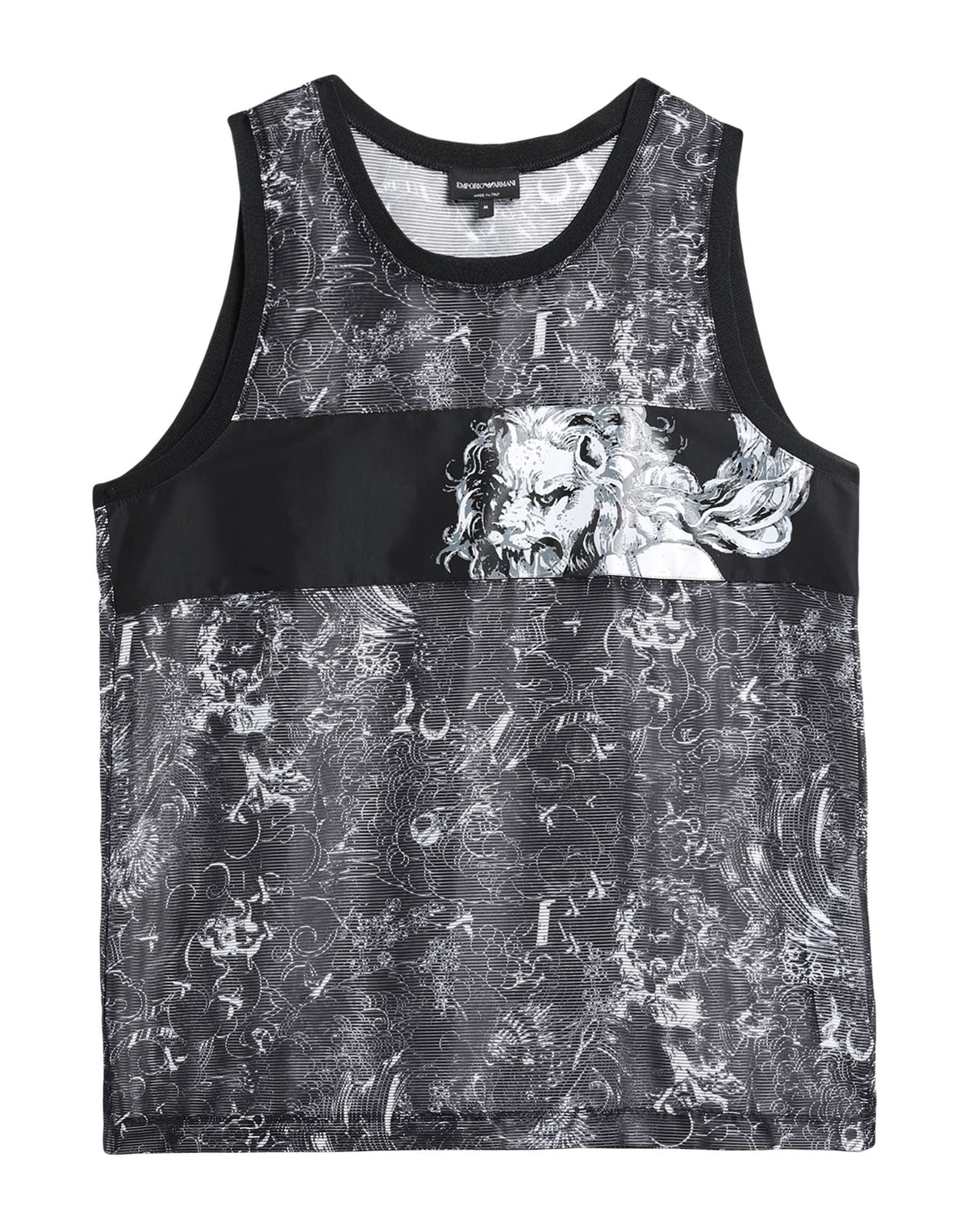 Emporio Armani Men's Organza Crew Neck Tank Top