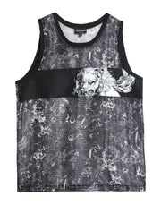 Emporio Armani Men's Organza Crew Neck Tank Top
