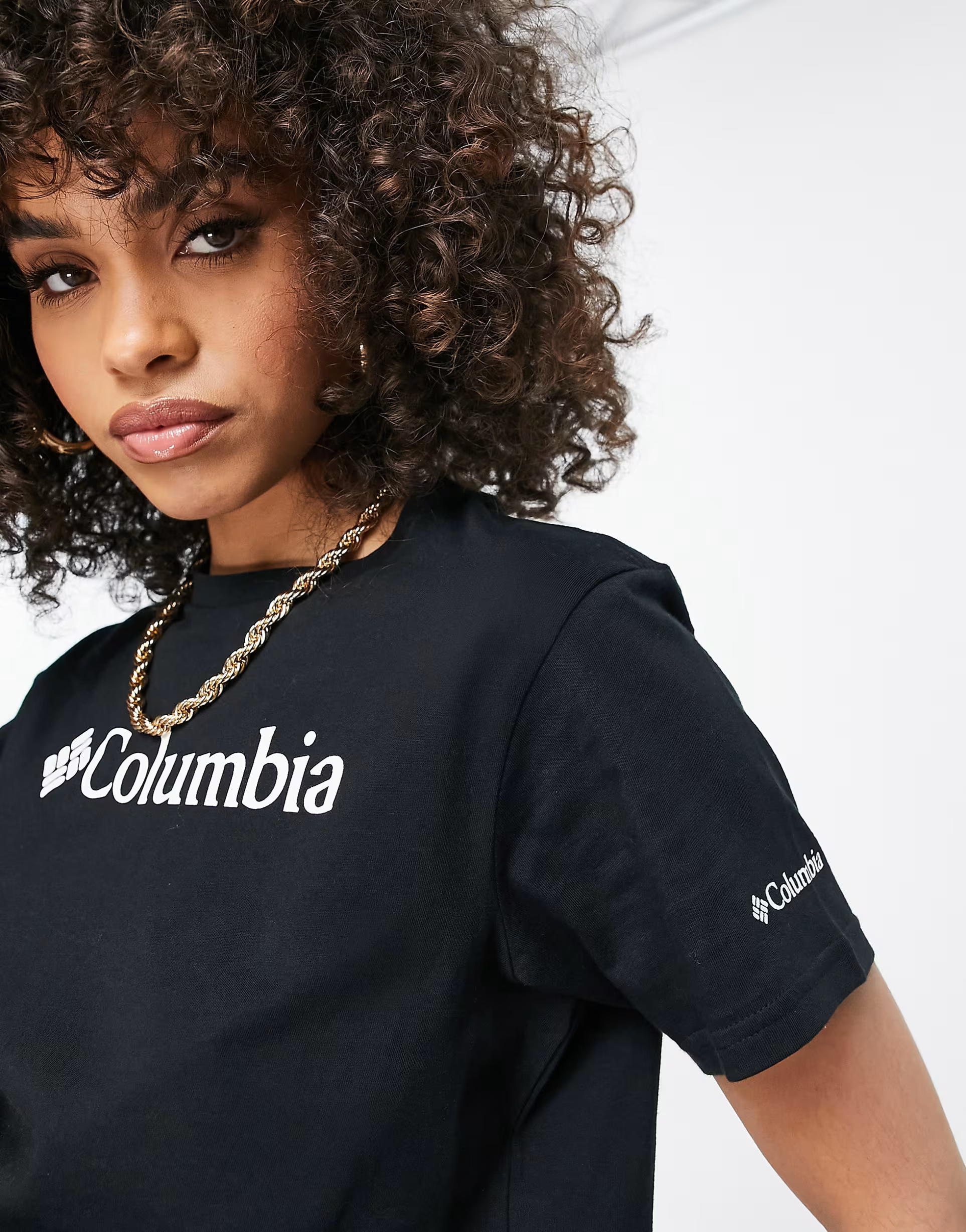 Columbia North Cascades cropped t-shirt in black
