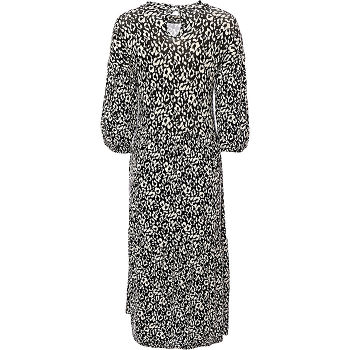 Wednesday's Girl Womens Animal Print Midi Dress