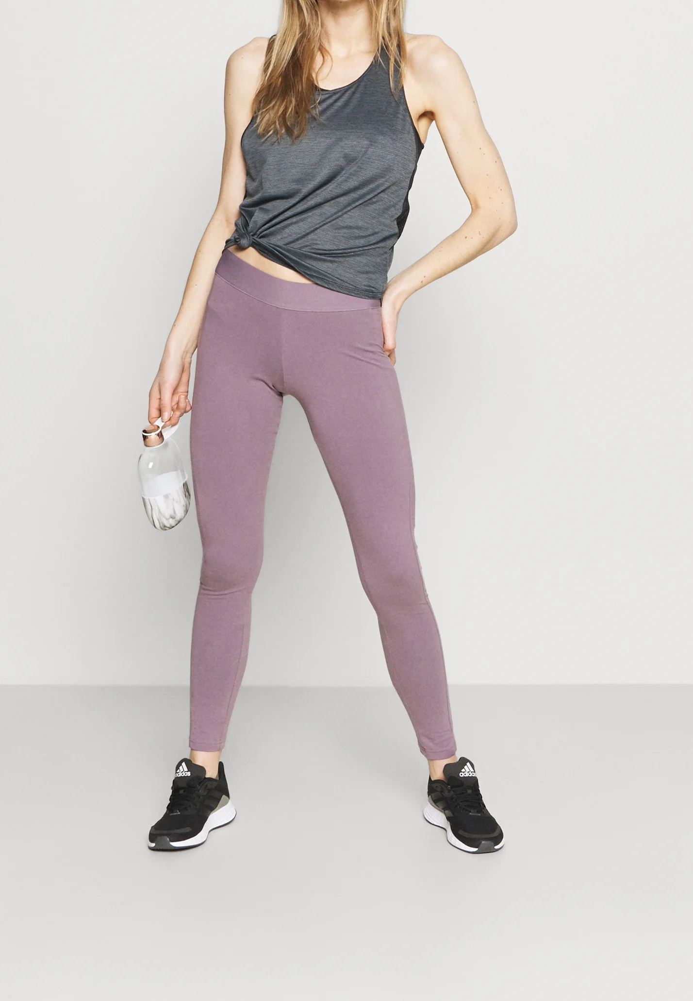 Under Armour Training Tech Vent tank in black and grey