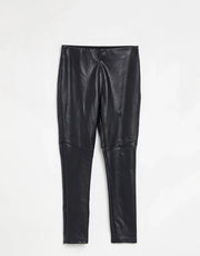Womens Pimkie Faux Leather Legging In Black