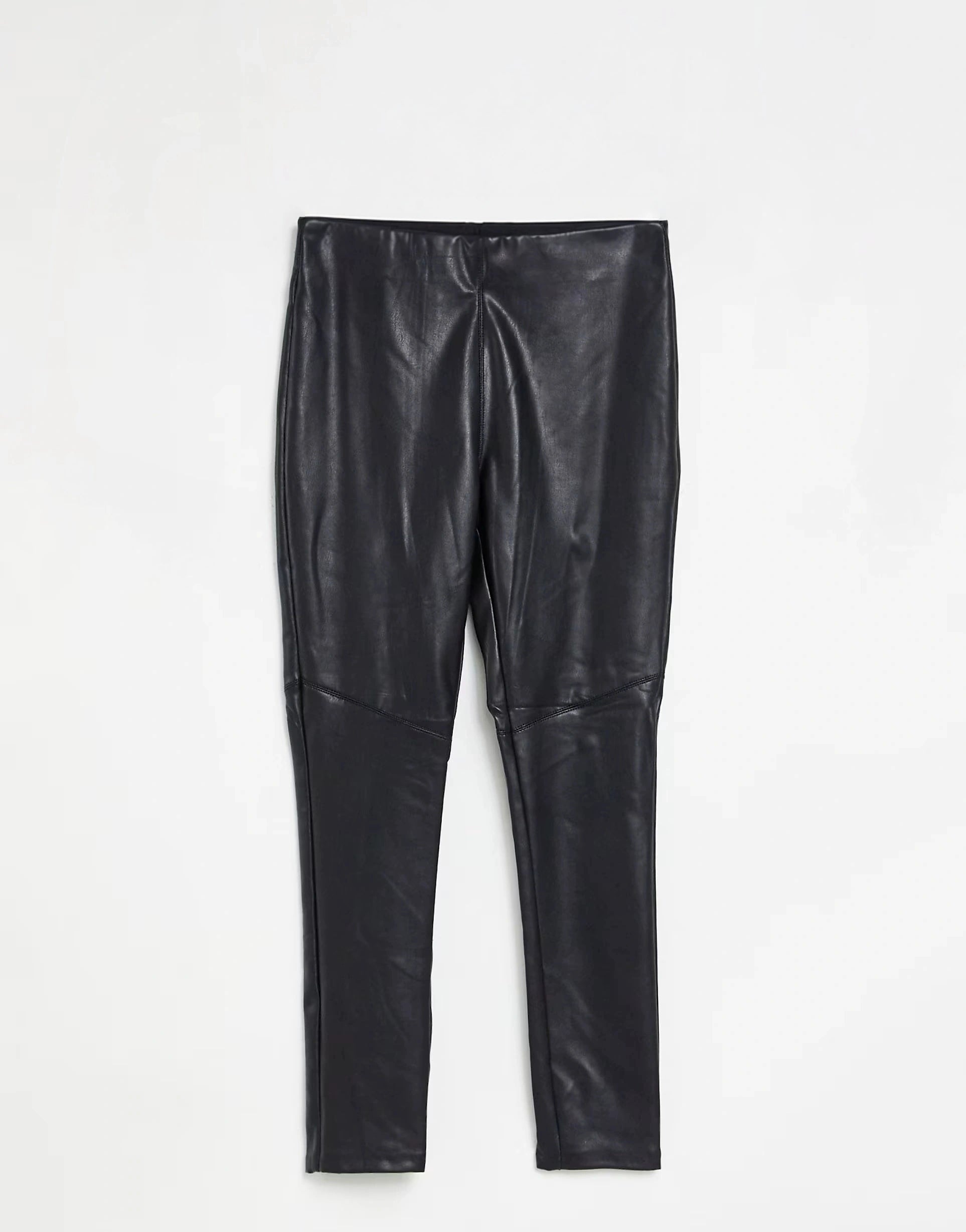 Womens Pimkie Faux Leather Legging In Black