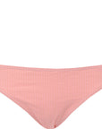 Juicy Couture Women's Pink Seersucker Call Me Sunshine Smocked Bandeau Bikini Bottoms