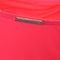 Juicy Couture Lil Flift One Shoulder Swimsuit In Red