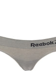 Reebok Womens Grey and Black 2 Pack Seamless Brief