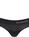 Reebok Womens Grey and Black 2 Pack Seamless Brief