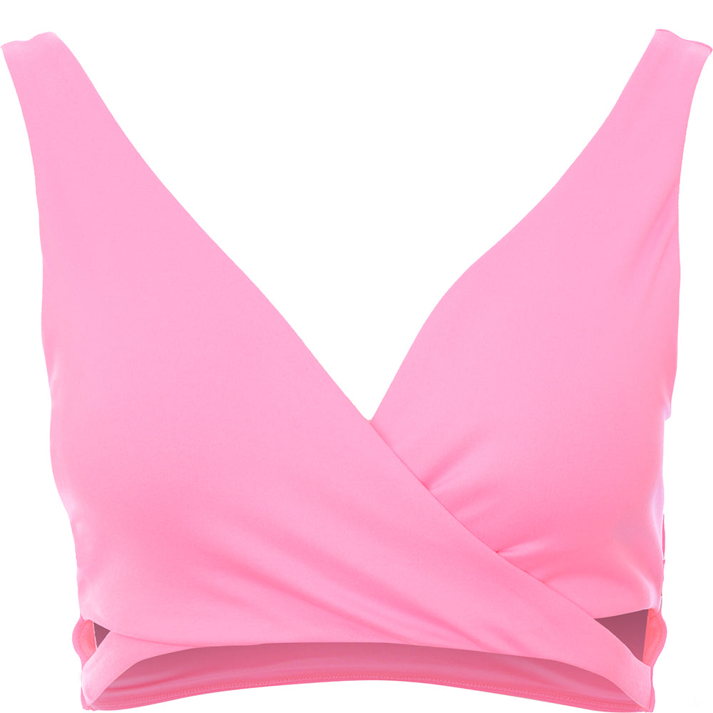 Gilly Hicks Women's Pink Go Cross Sports Bra