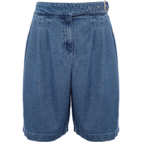 Vero Moda Women's Blue High Waisted City Shorts