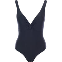 Vero Moda Women's Black Plunge Swimsuit With Twist