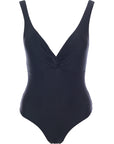 Vero Moda Women's Black Plunge Swimsuit With Twist