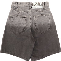 Bershka Womens Slouchy Boyfriend Denim Shorts