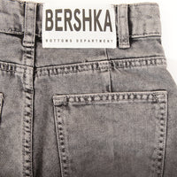 Bershka Womens Slouchy Boyfriend Denim Shorts