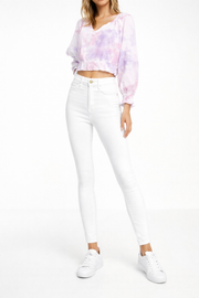 American Eagle skinny jeans in white