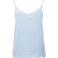 JDY Women's Blue Lace Trim Cami Top