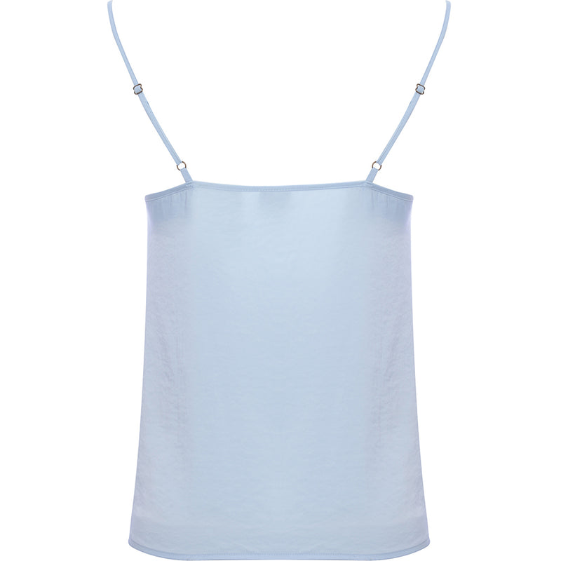 JDY Women's Blue Lace Trim Cami Top