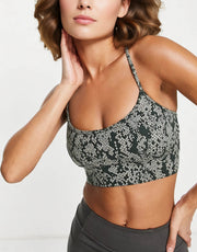 Varley Womens Irena Light Support Sports Bra in Snake Print