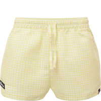 Ellesse Women's Yellow Gingham Shorts