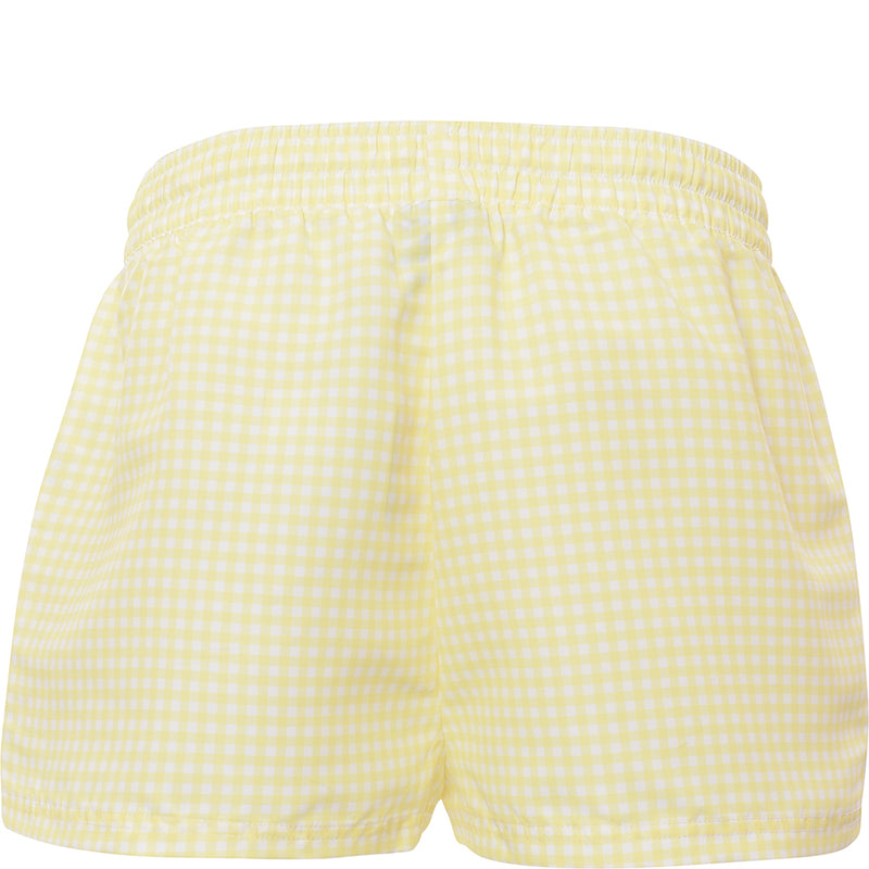 Ellesse Women's Yellow Gingham Shorts