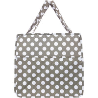 Object Graphic Print Oversized Bag in Green Spot