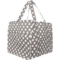 Object Graphic Print Oversized Bag in Green Spot