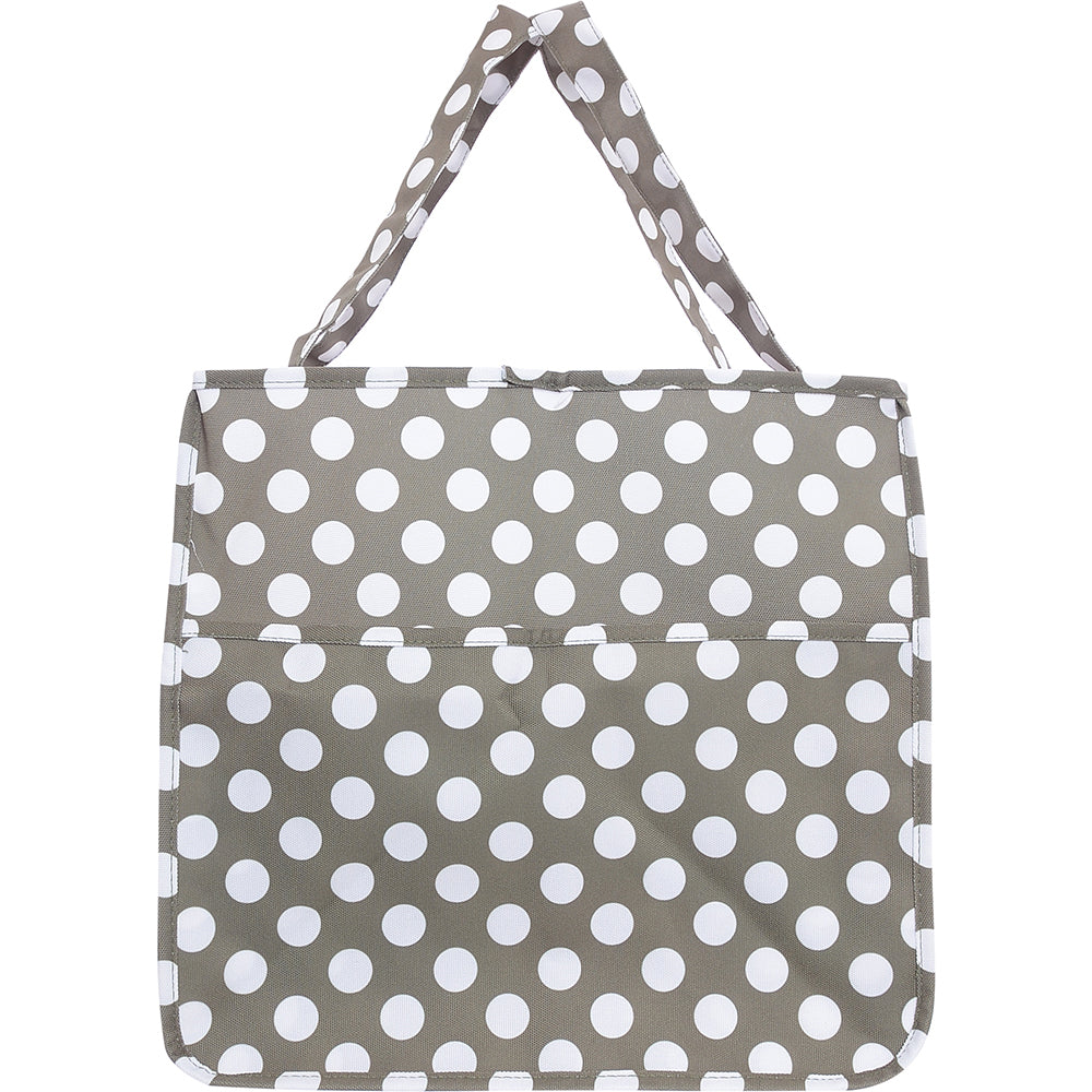 Object Graphic Print Oversized Bag in Green Spot