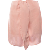 South Beach Knot Front Beach Skirt In Dusty Pink