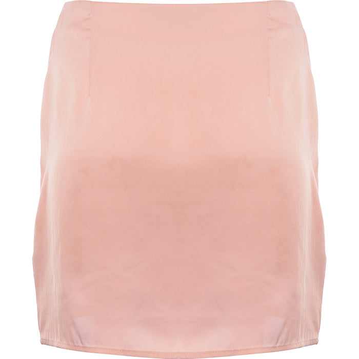 South Beach Knot Front Beach Skirt In Dusty Pink