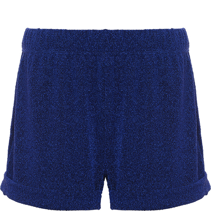 South Beach Womens Blue Metallic Beach Short