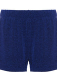 South Beach Womens Blue Metallic Beach Short