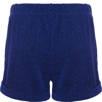 South Beach Womens Blue Metallic Beach Short