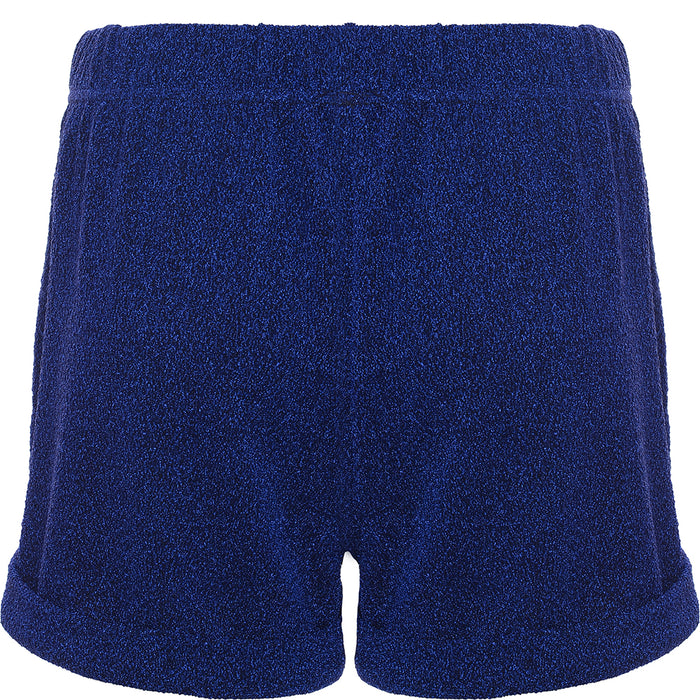 South Beach Womens Blue Metallic Beach Short