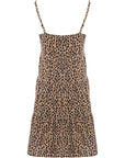 Wednesday's Girl Women's Leopard Print Mini Cami Dress