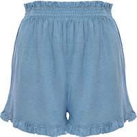 Wednesday's Girl Women's Chambray Relaxed Shorts