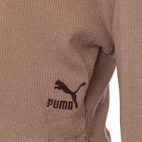 Puma Women's Chanterelle Ribbed Wrap Top