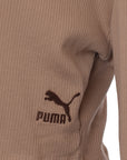 Puma Women's Chanterelle Ribbed Wrap Top